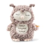 Steiff Kuscheltier Ollie Eule, Süßes Stofftier, Jungen, Mädchen & Babys ab 0 Monaten, Friends, Plüschtier  Beige