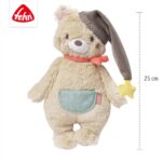 Fehn Kuscheltier Bär Bruno – Weicher Teddybär für Neugeborene als Einschlafhilfe - Stofftier zum Greifen, F – Bild 3