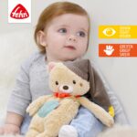 Fehn Kuscheltier Bär Bruno – Weicher Teddybär für Neugeborene als Einschlafhilfe - Stofftier zum Greifen, F – Bild 6